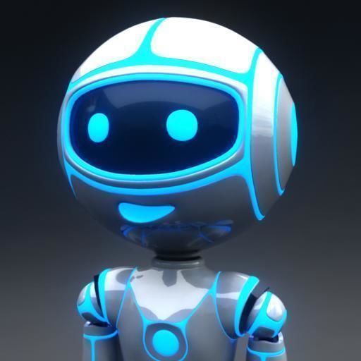 Full Rigged Robot Low-poly 3D model_21