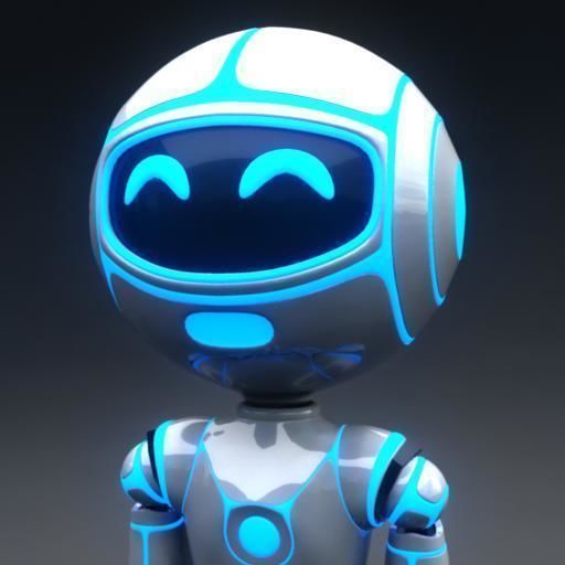 Full Rigged Robot Low-poly 3D model_9