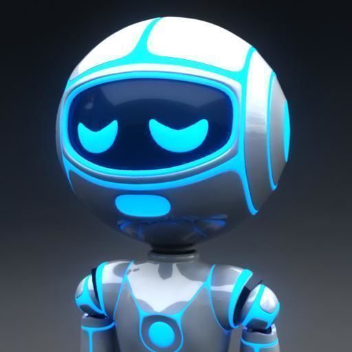 Full Rigged Robot Low-poly 3D model_10