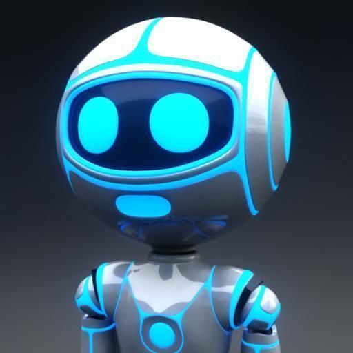 Full Rigged Robot Low-poly 3D model_5