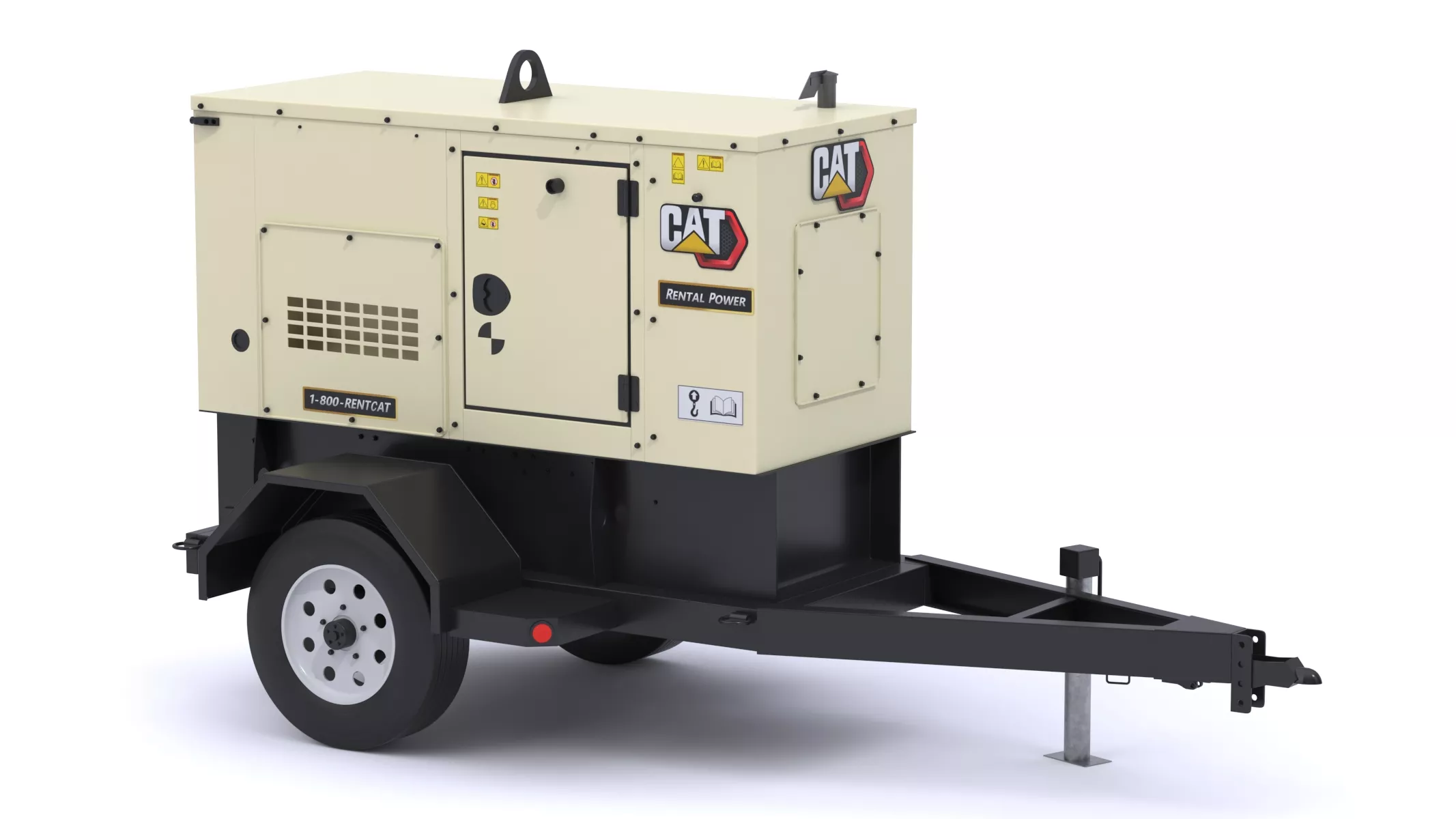 CAT Mobile Generator Set XQ20 Tier 4 Final 3D model