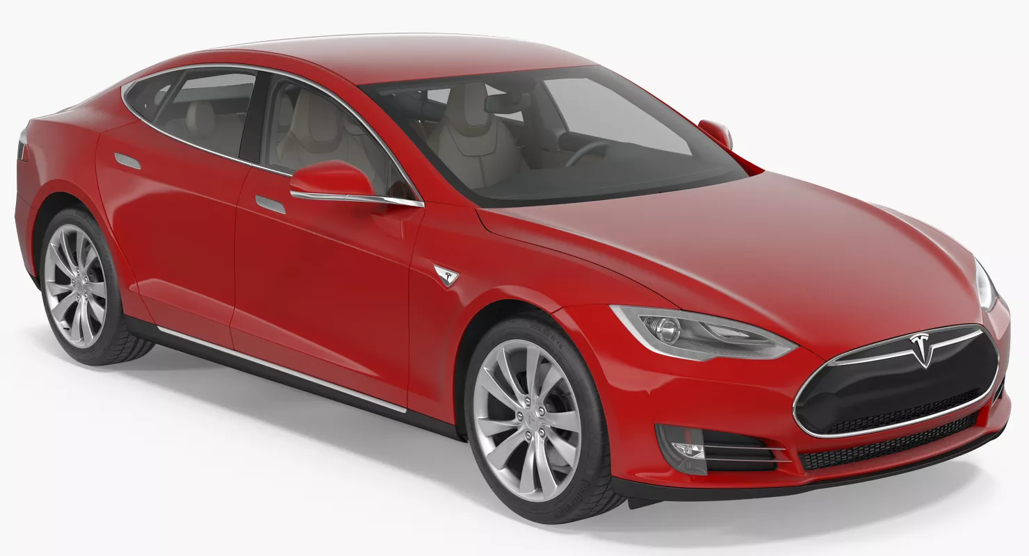 Tesla Model S 60 2015 3D model
