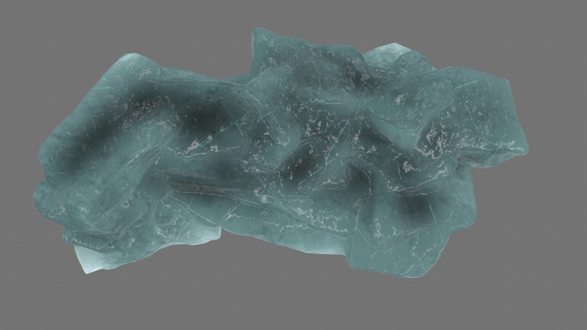 ice mount 1 Low-poly 3D model_10