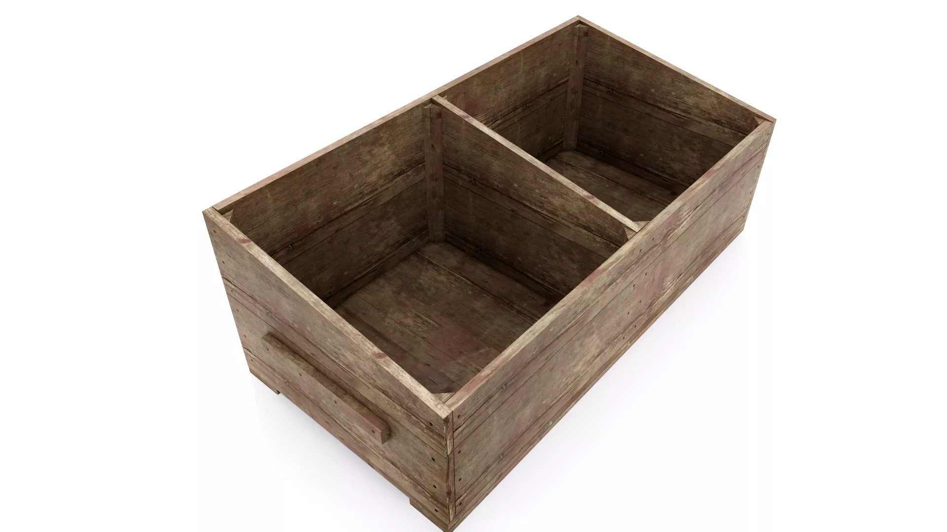 WOODEN BOX 10 Low-poly 3D model