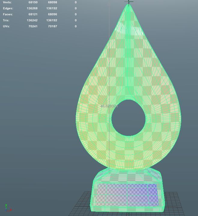 Trophy Generic V03  3D model_5