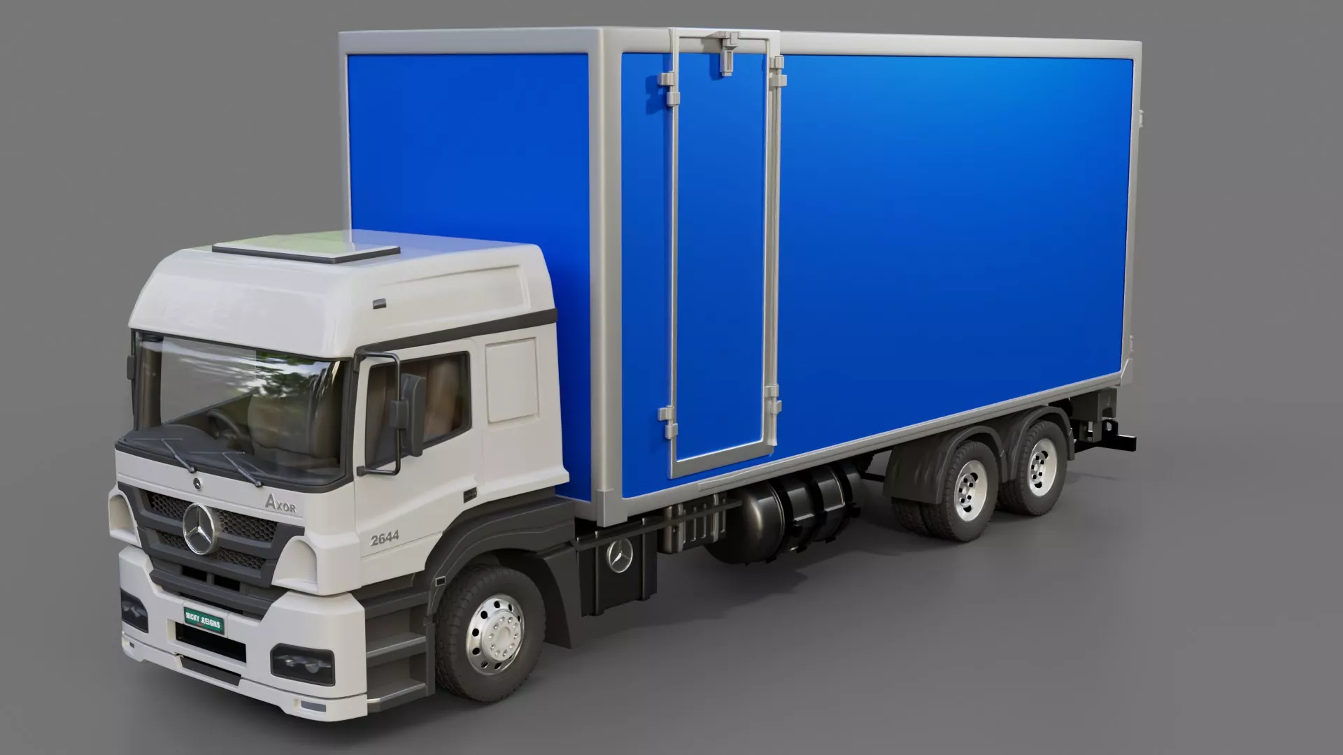Mercedes-Benz Axor Cargo Truck 2016 3D model