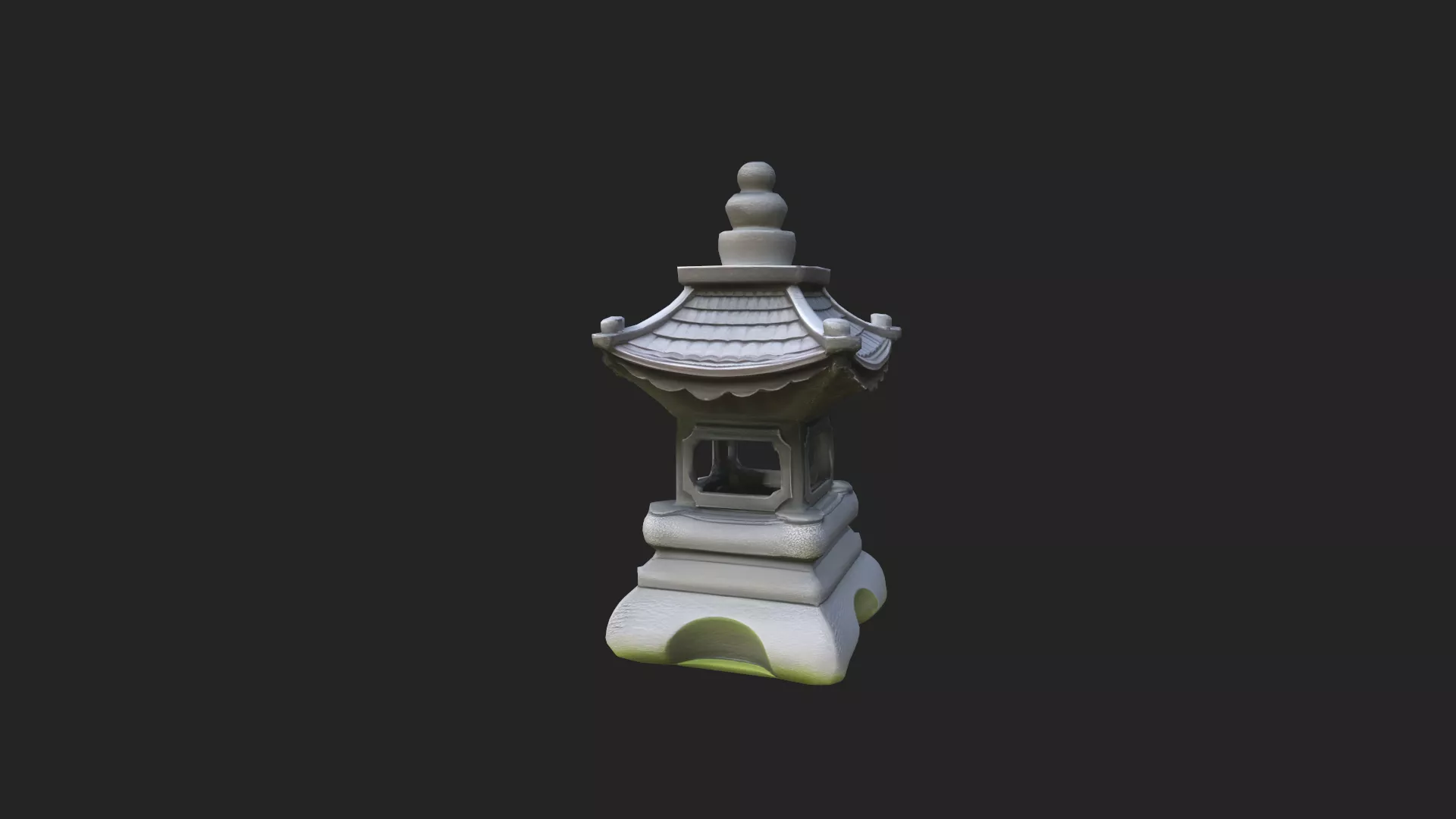 street light 3D model 002 Low-poly 3D model