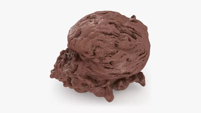 Chocolate Ice Cream Scoop