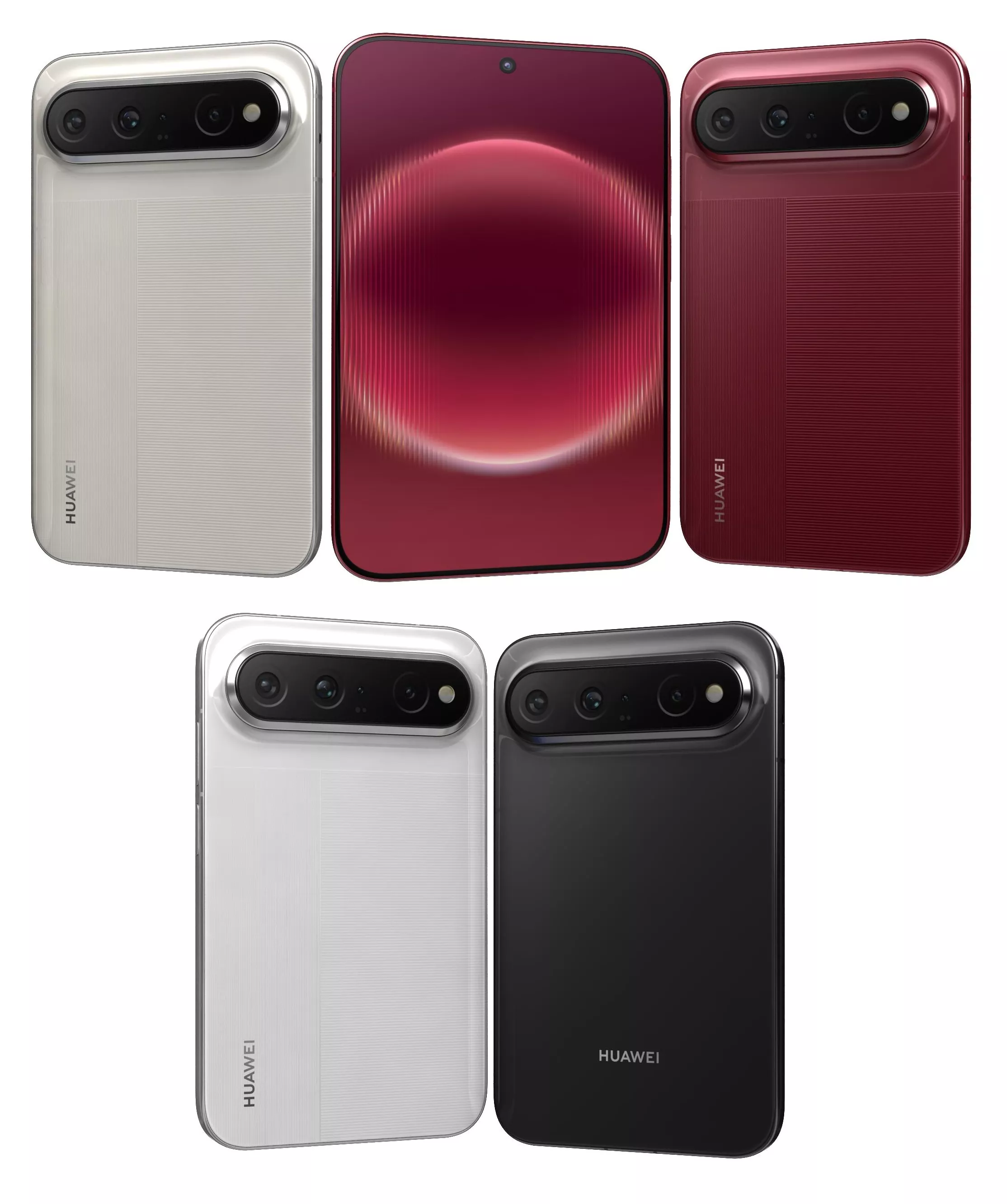 HUAWEI Pura X View All Colors 3D model