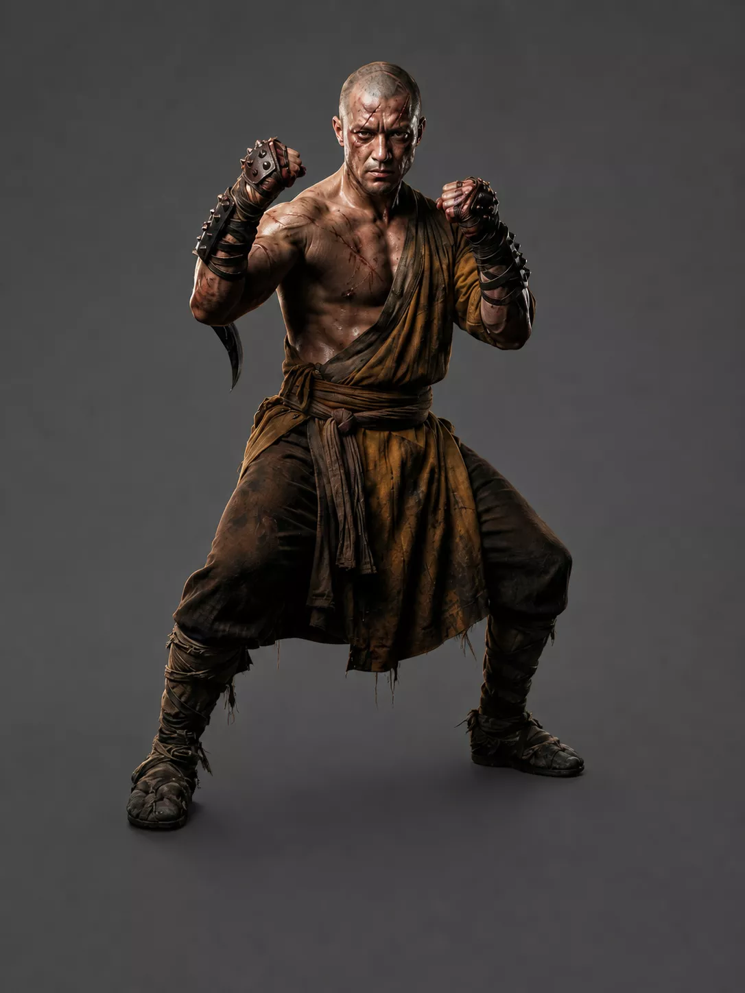 Iron Fist Monk 3D model