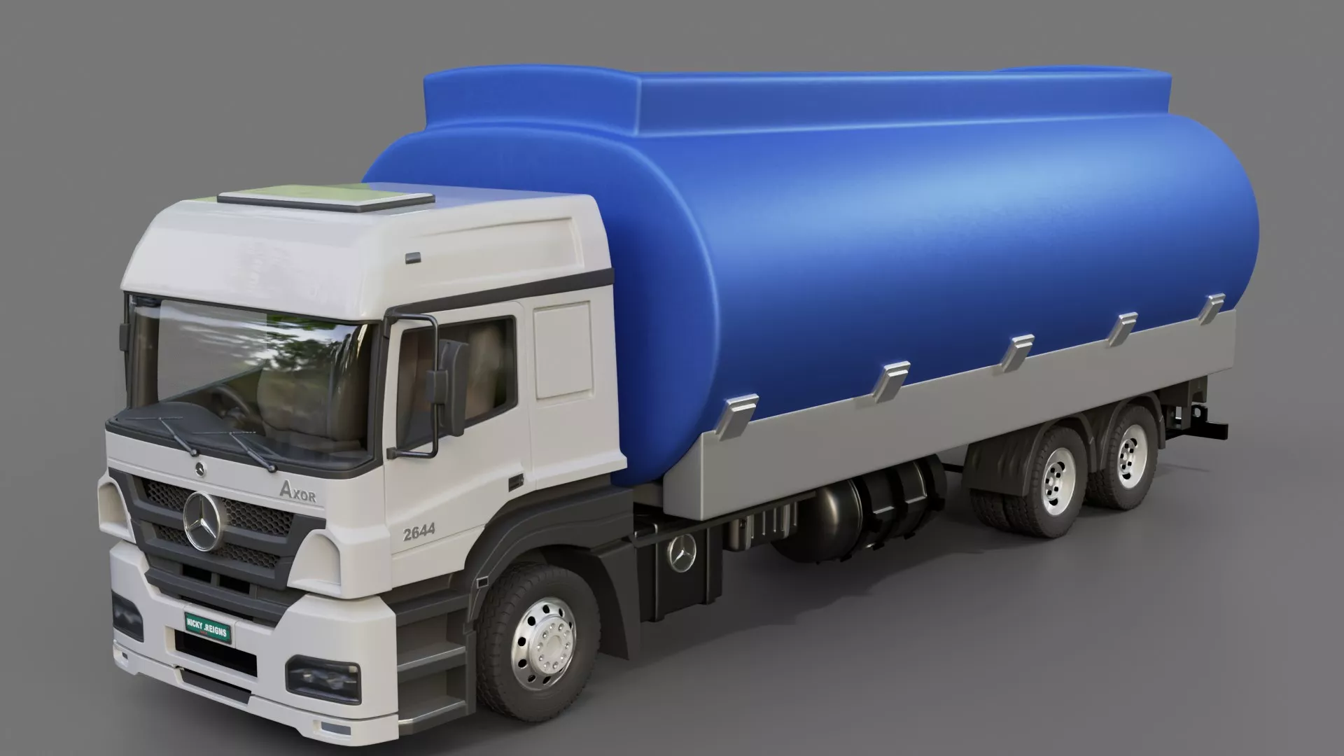 Mercedes-Benz Axor 2644 Tanker 2016 3D model