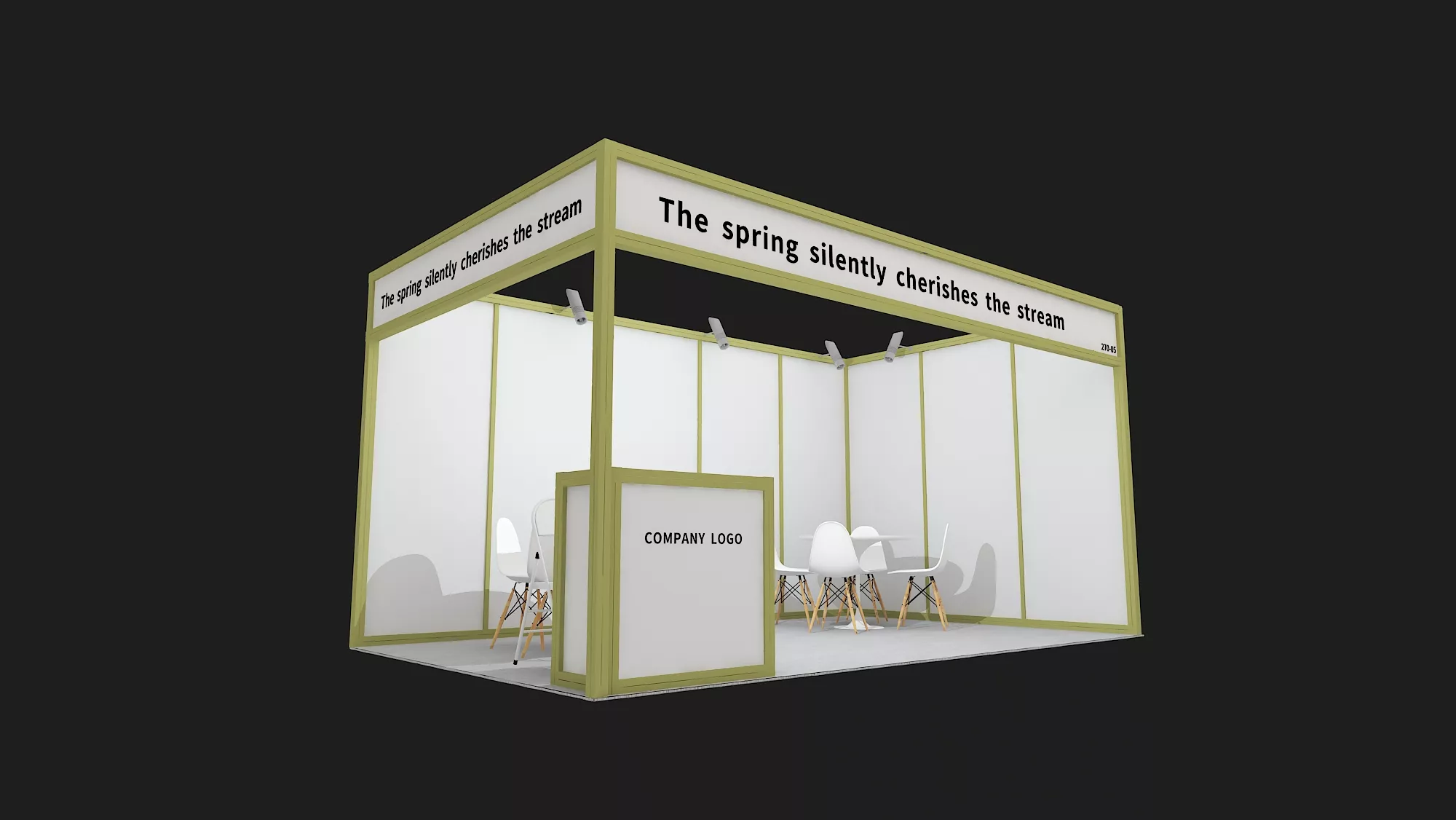 exhibition booth 3D model