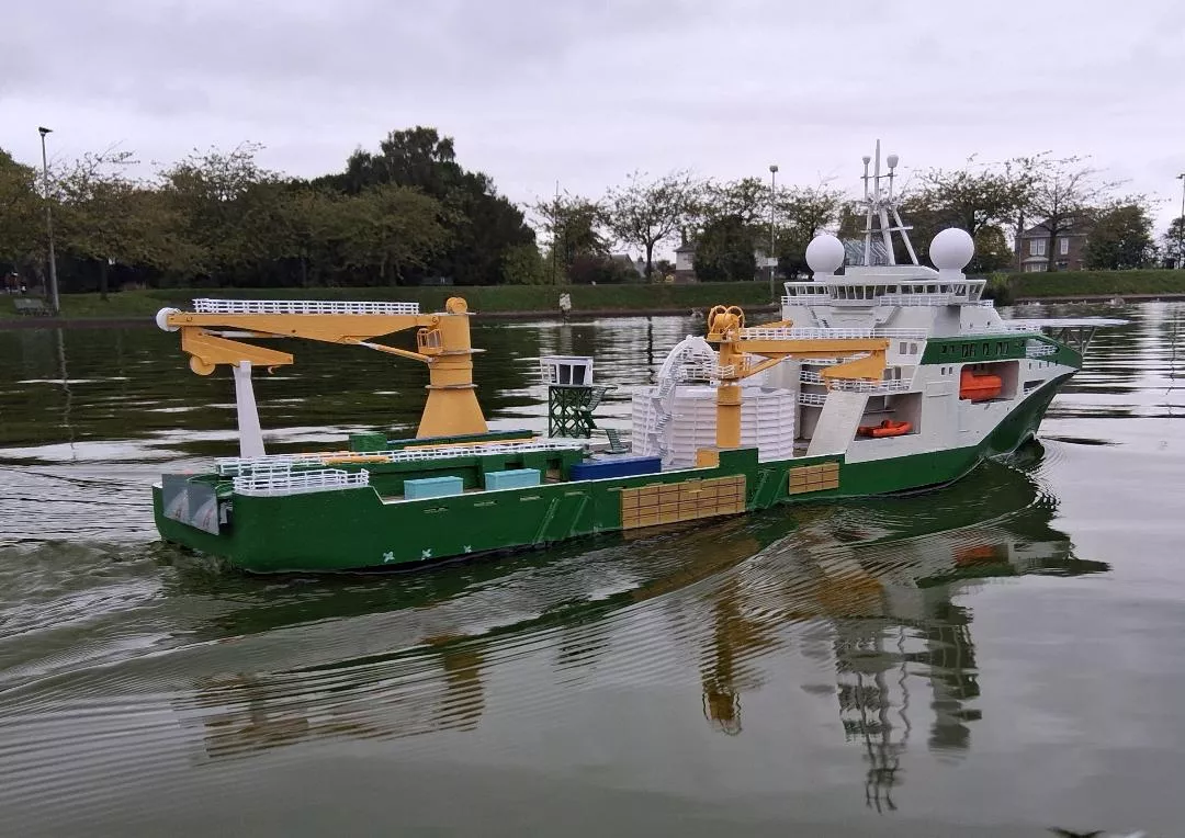 Radio controlled Offshore Support Vessel Viking Neptun Ship Boat 3D print model