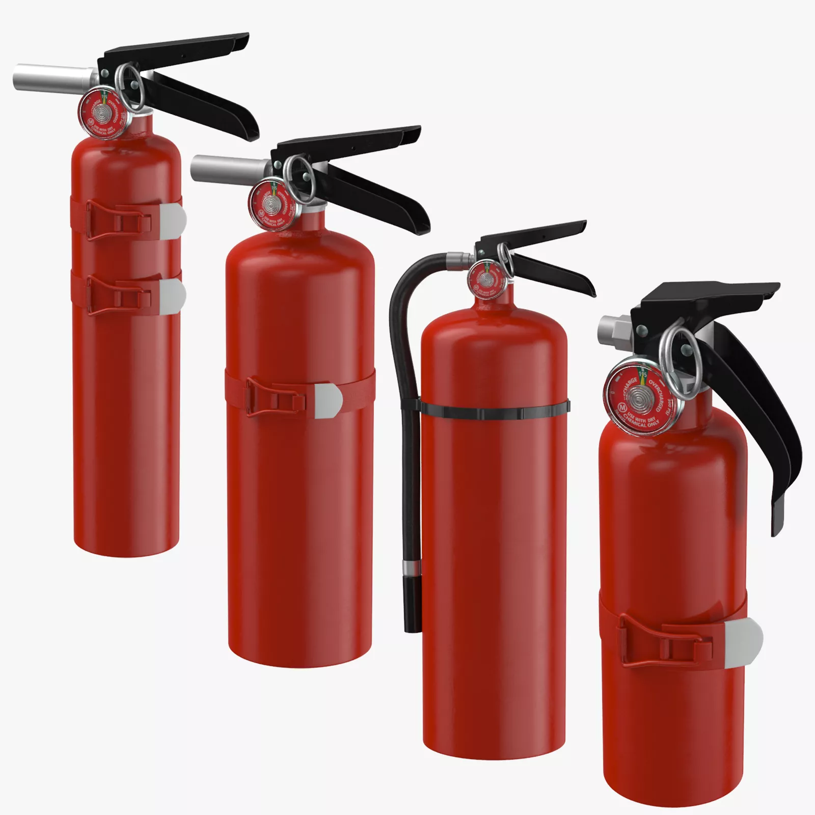 Fire Extinguishers 3D model