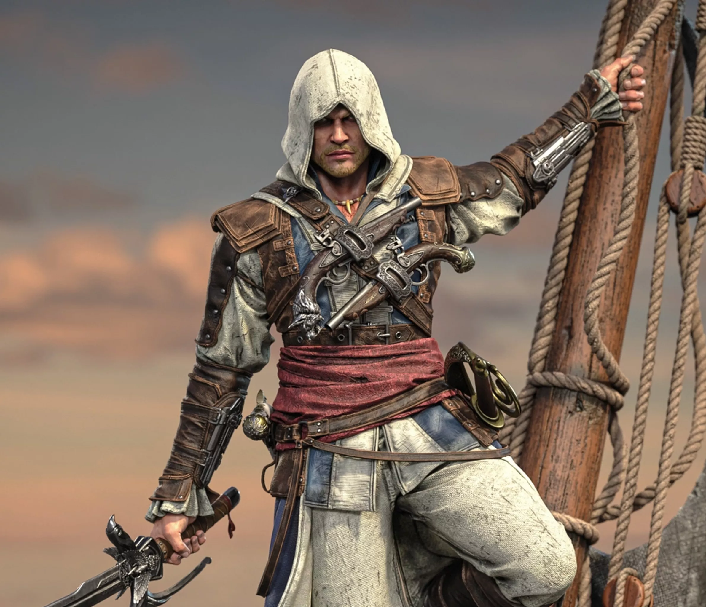 Edward Kenway Assassins Creed Black Flag 3D print model 3D print model