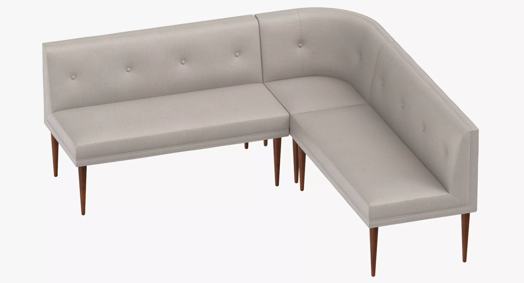 Mid-Century Modern Corner sofa 3D model