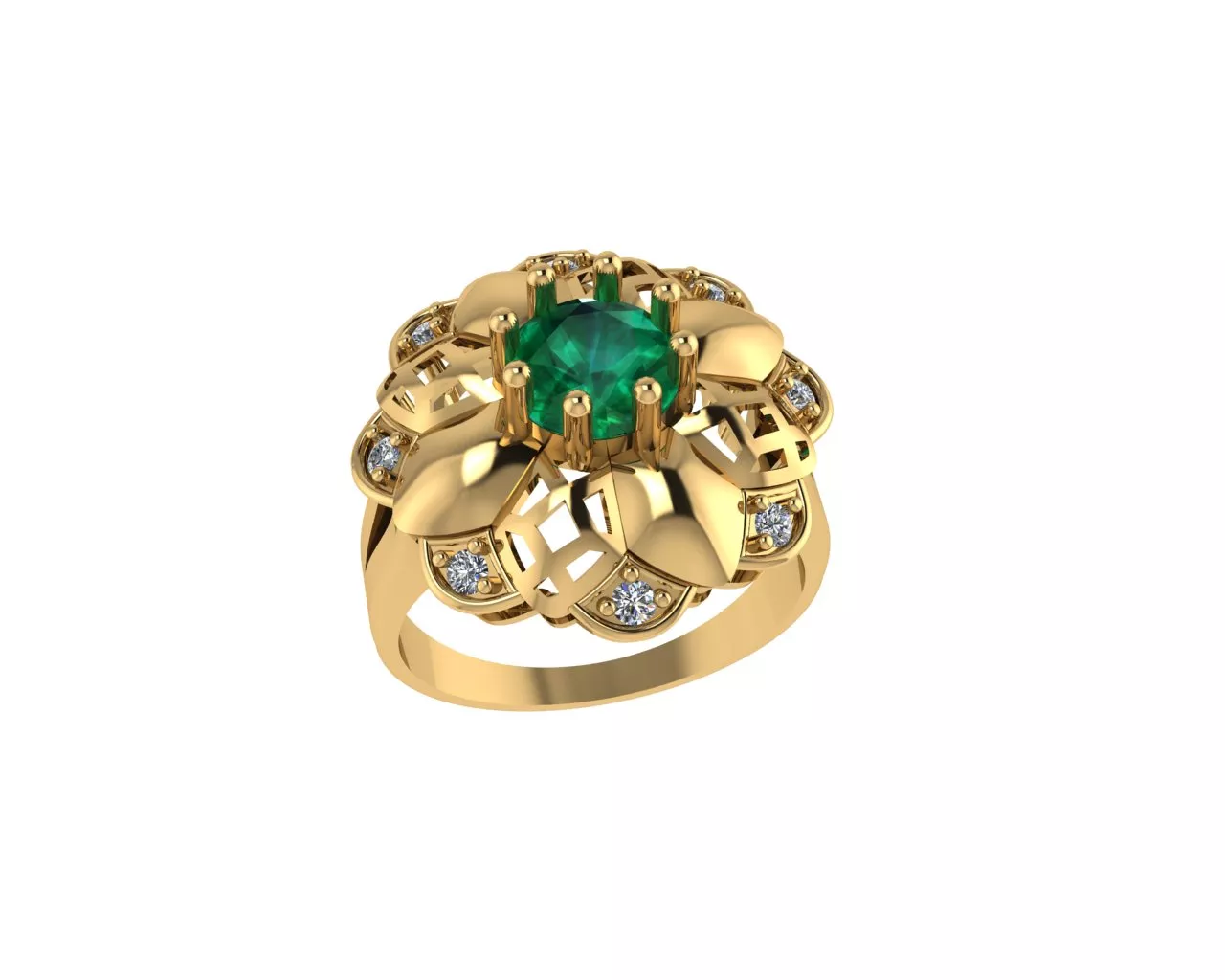 Indian Traditional Rings 3D print model