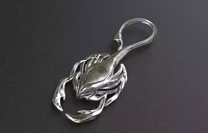 3d printable Scorpio Pendant