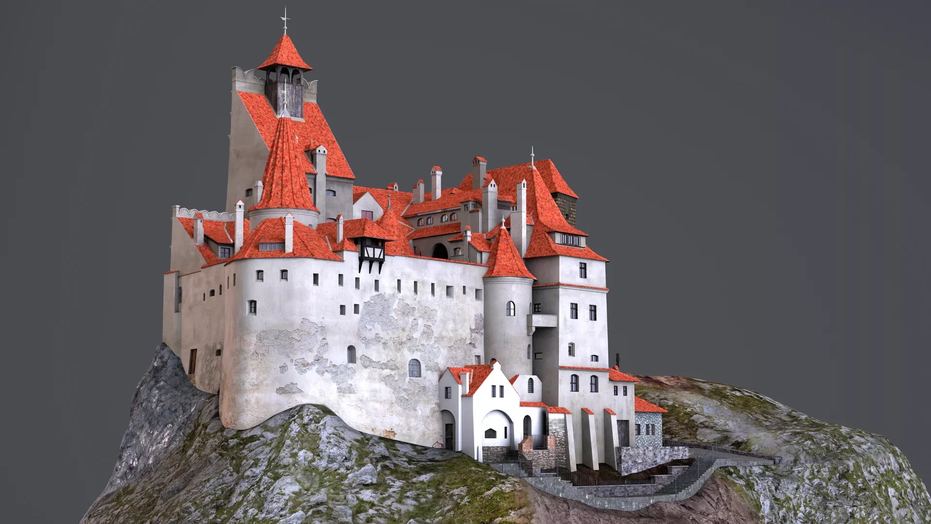 Dracula Castle Bran 3D model