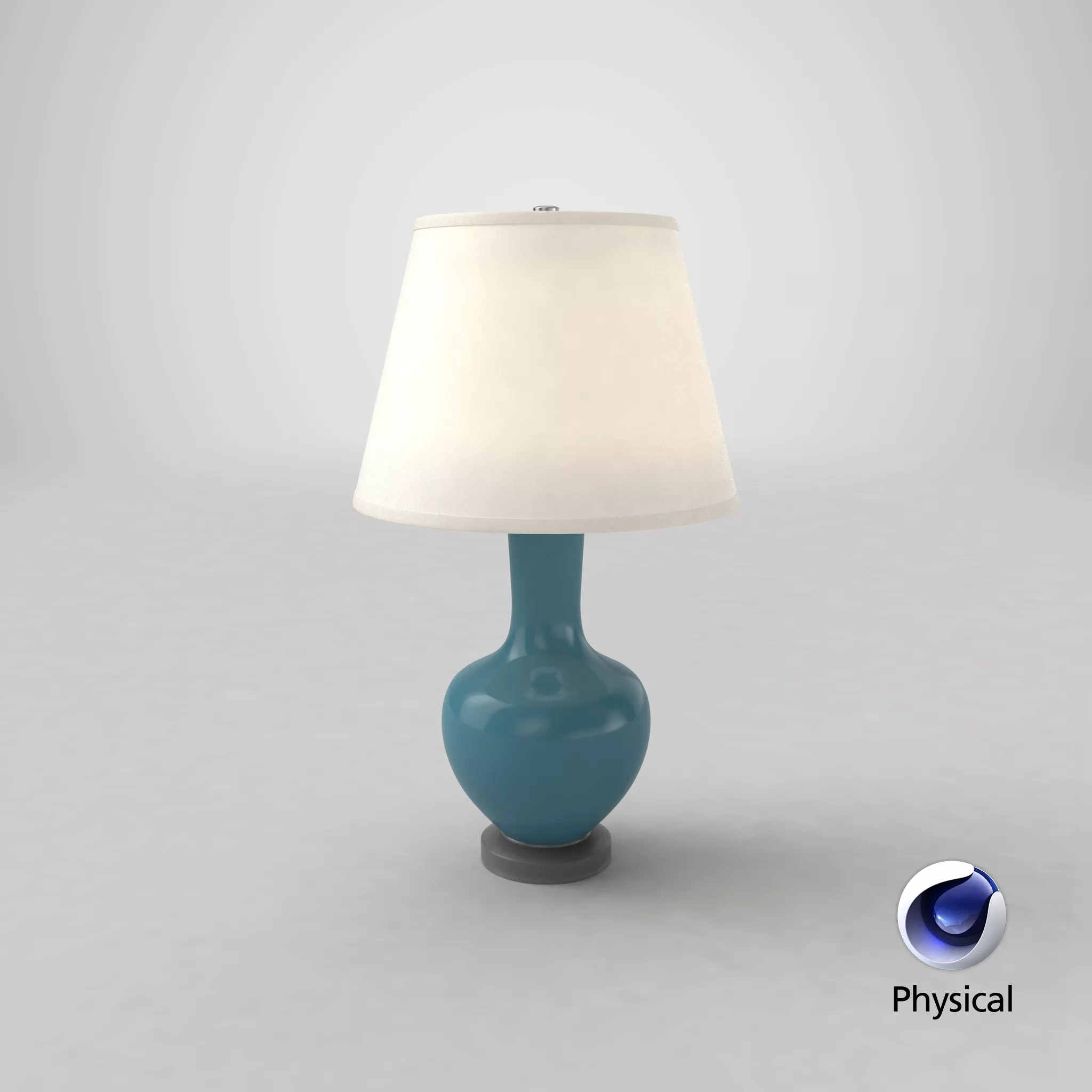 Traditional Table Light On 3D model