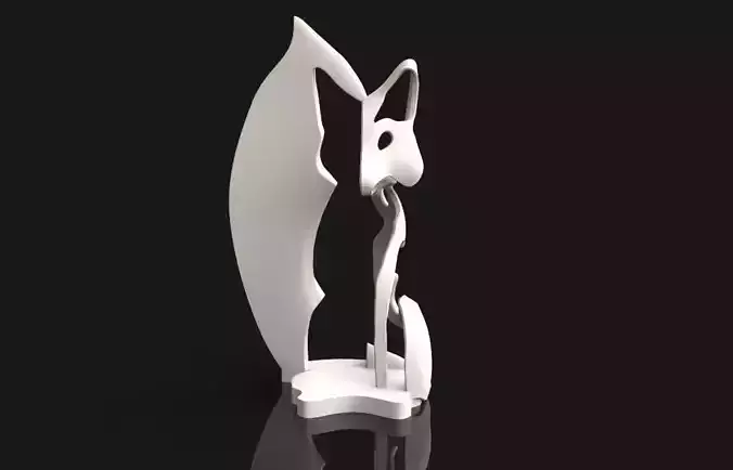 3d Printable Fox 3D print model