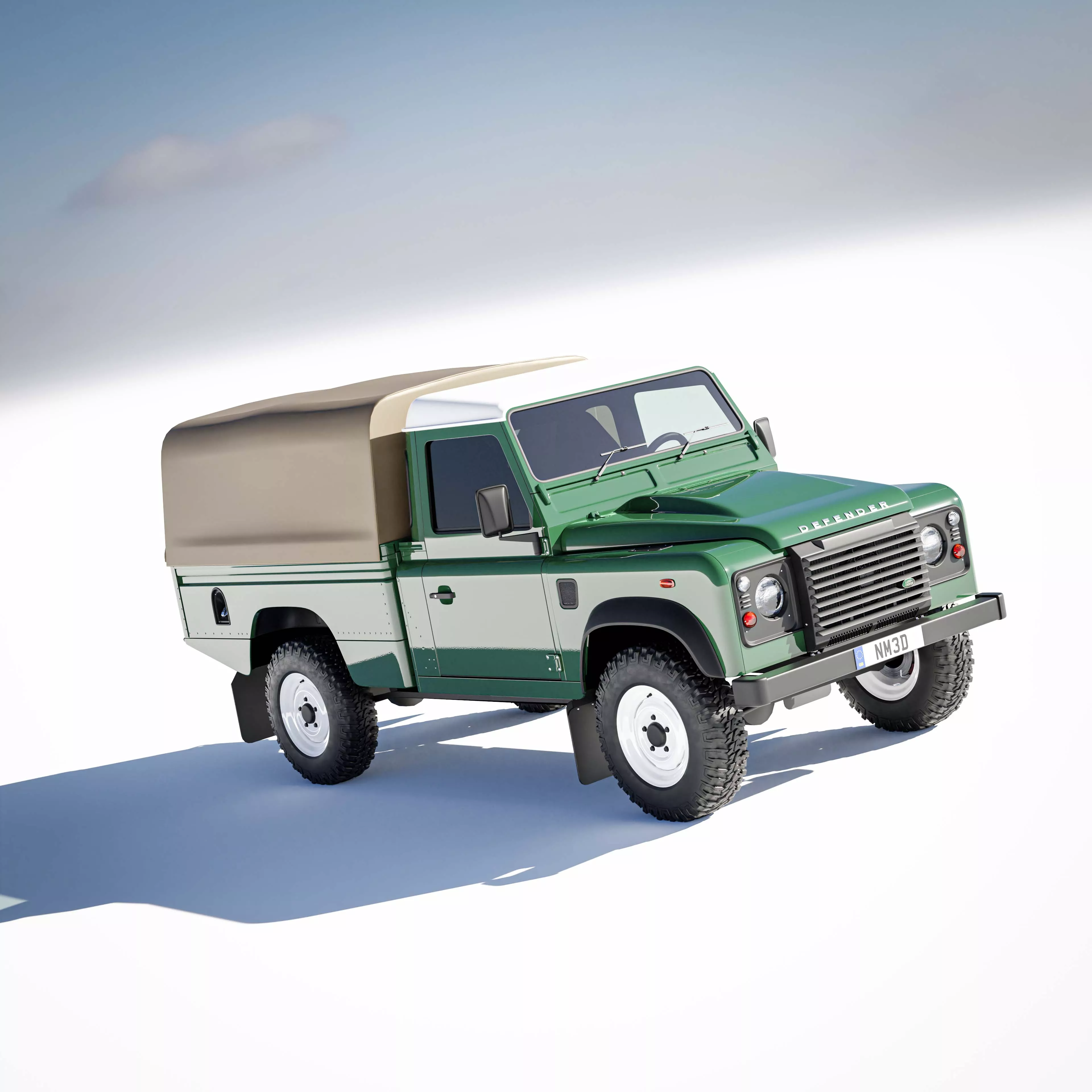 Land Rover Defender 110 High Capacity Pickup 3D model