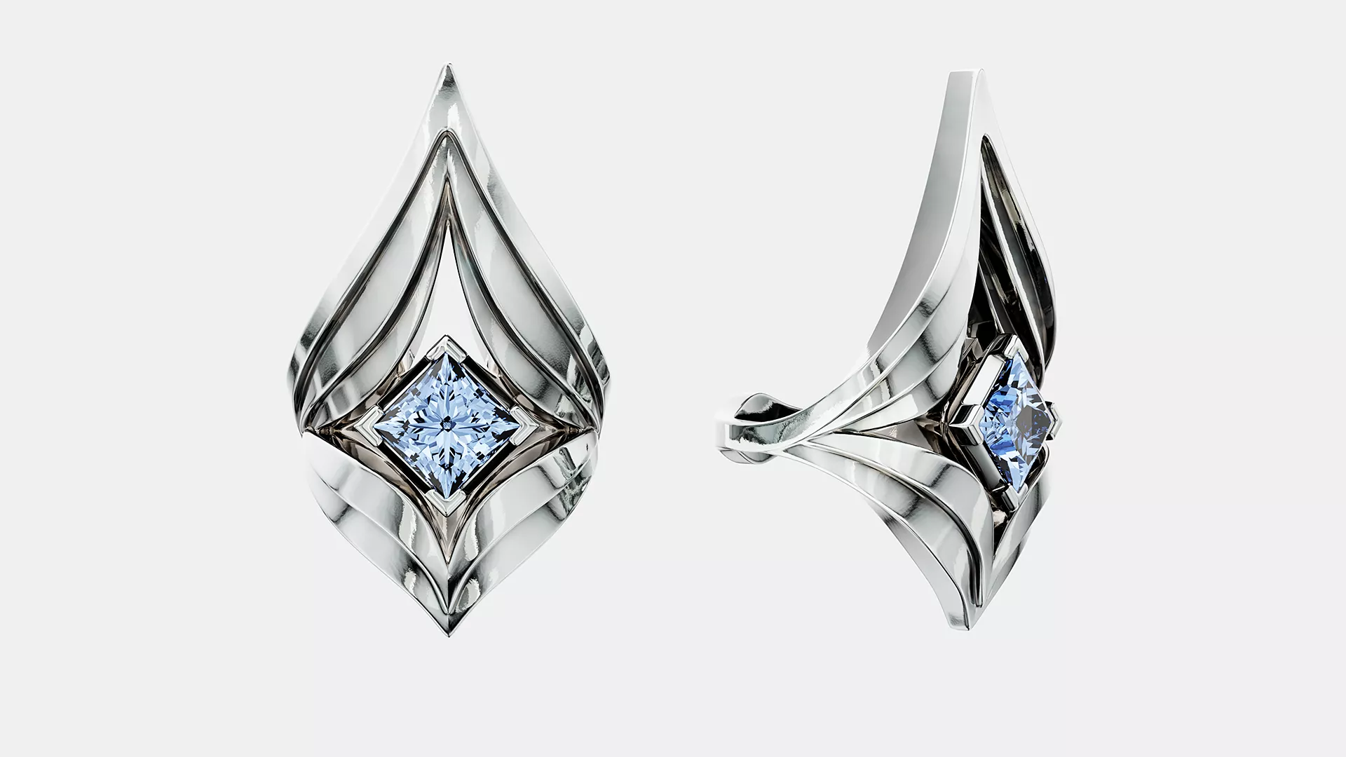 Princess ring Free 3D print model