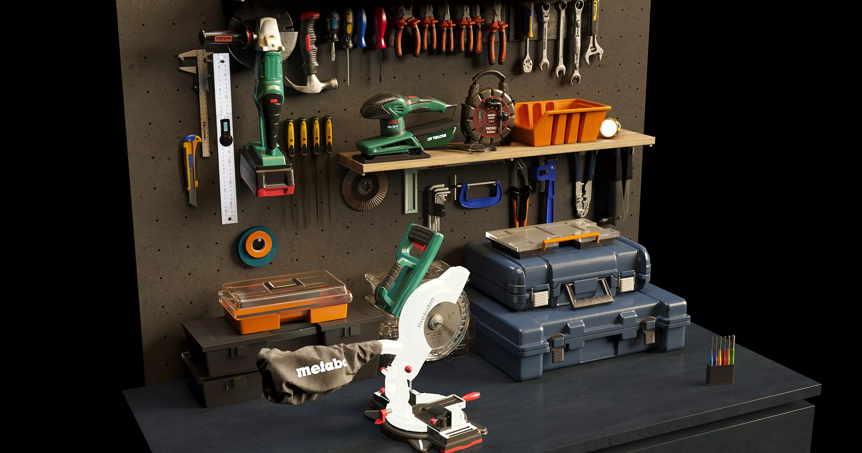 Workshop Tools Free 3D model