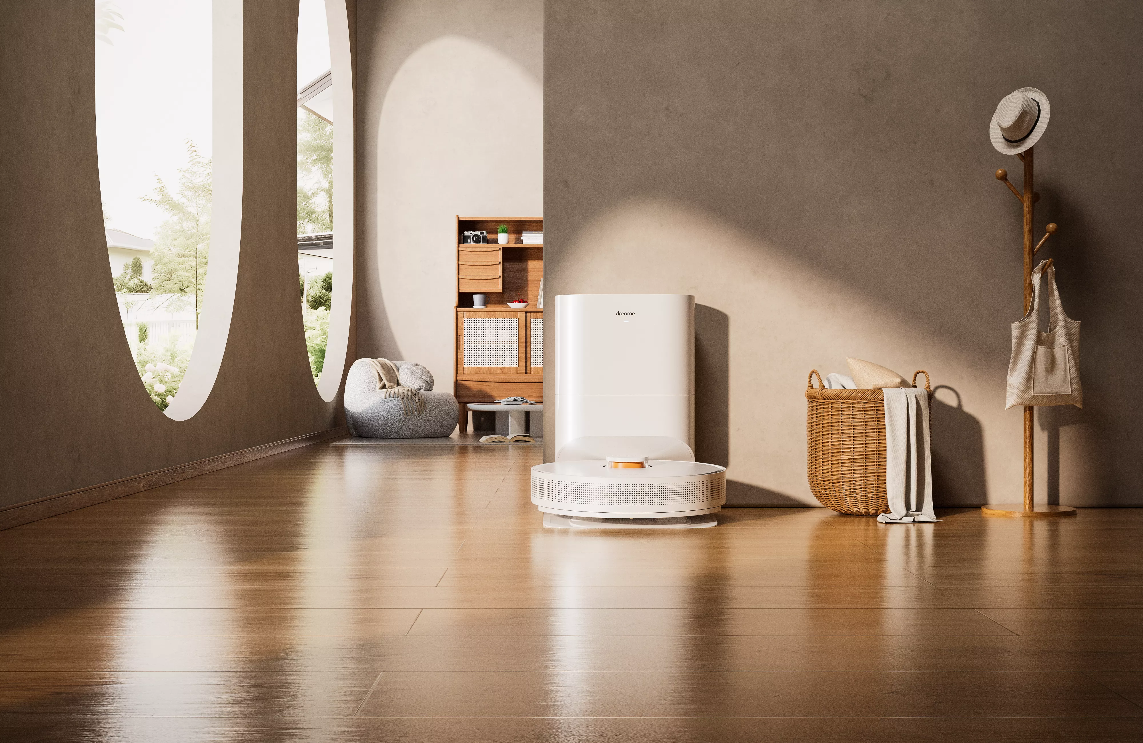 Dreame Robot Vacuum Self Emptying Base Wabi Sabi 3D model
