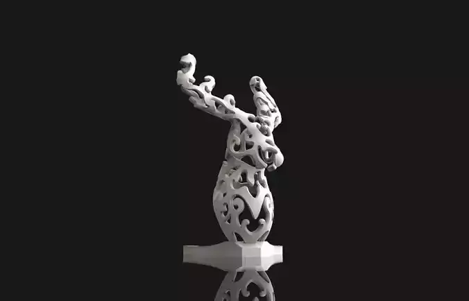 3d Printable Deer 3D print model