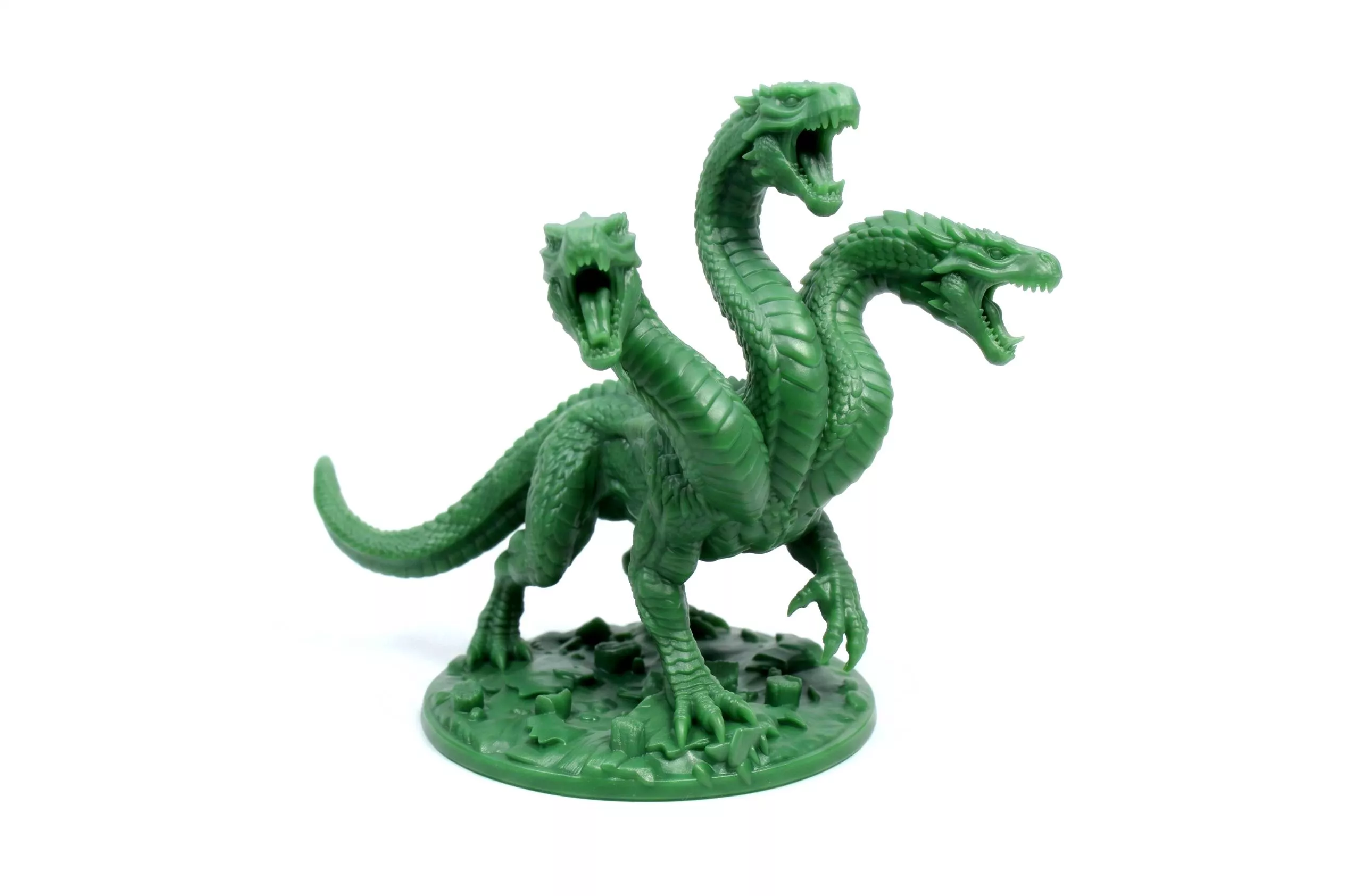 three-headed Hydra 3D print model