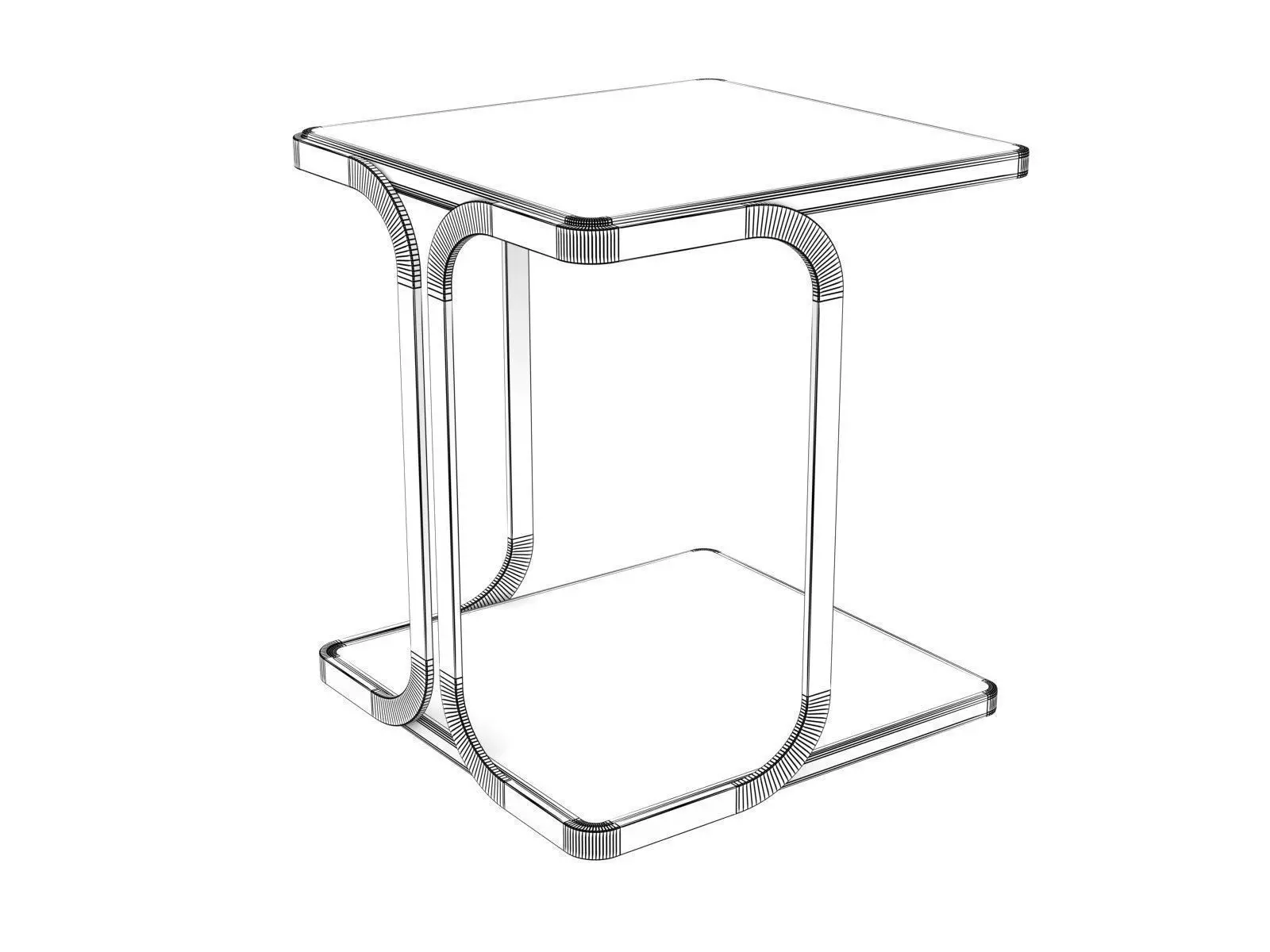 T1 Harry Side Table 3D model_2