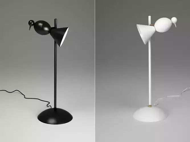 Alouette Desk Center Lamp 3D model