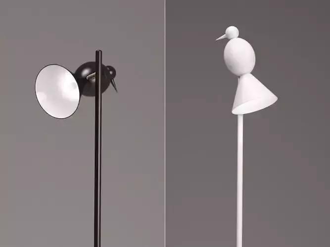 Alouette Desk Center Lamp