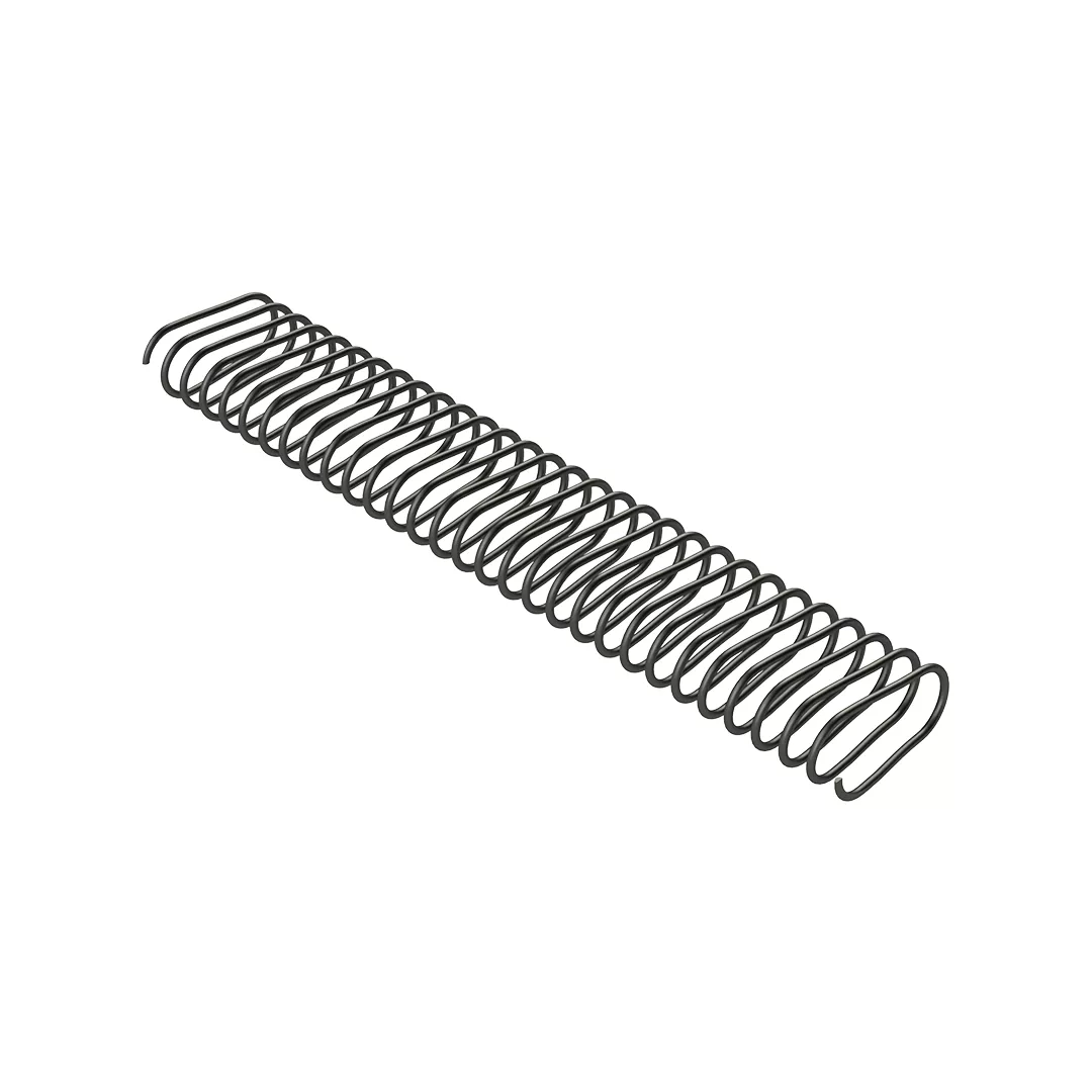 Helical Extension Tension Spring 3D Model 3D model