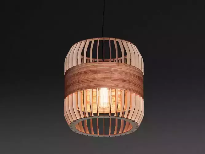 Lath Pendant Lamp