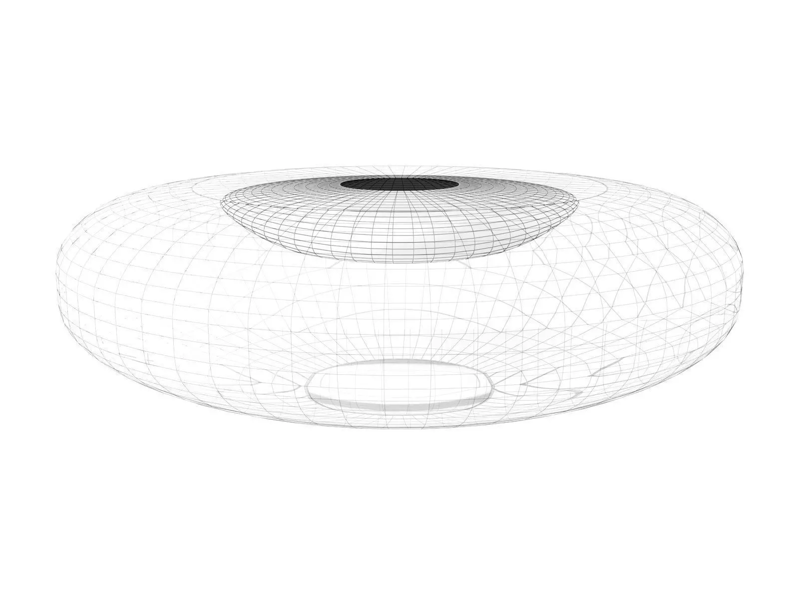 Contour vase and bowl Free 3D model_3