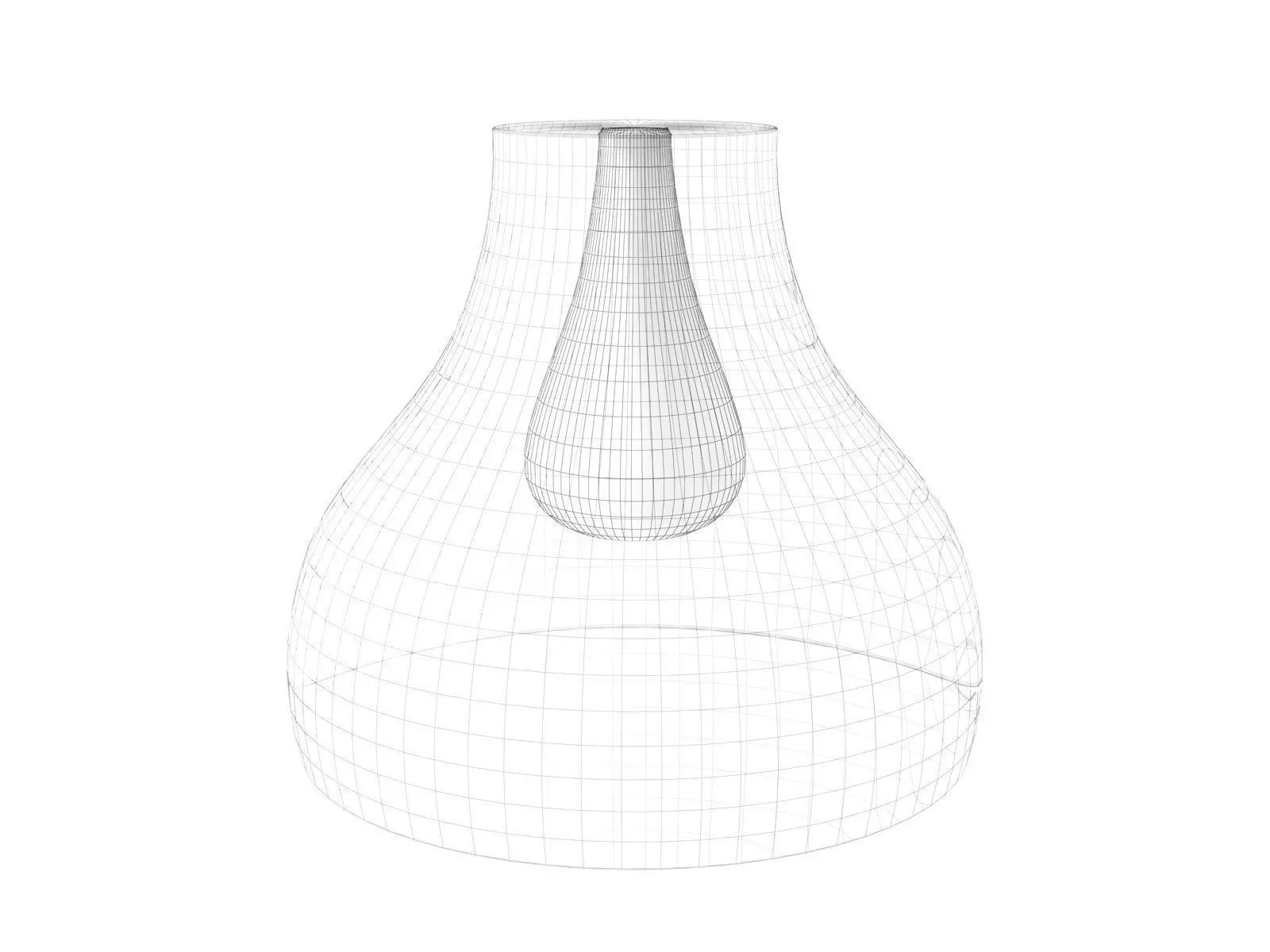 Contour vase and bowl Free 3D model_5