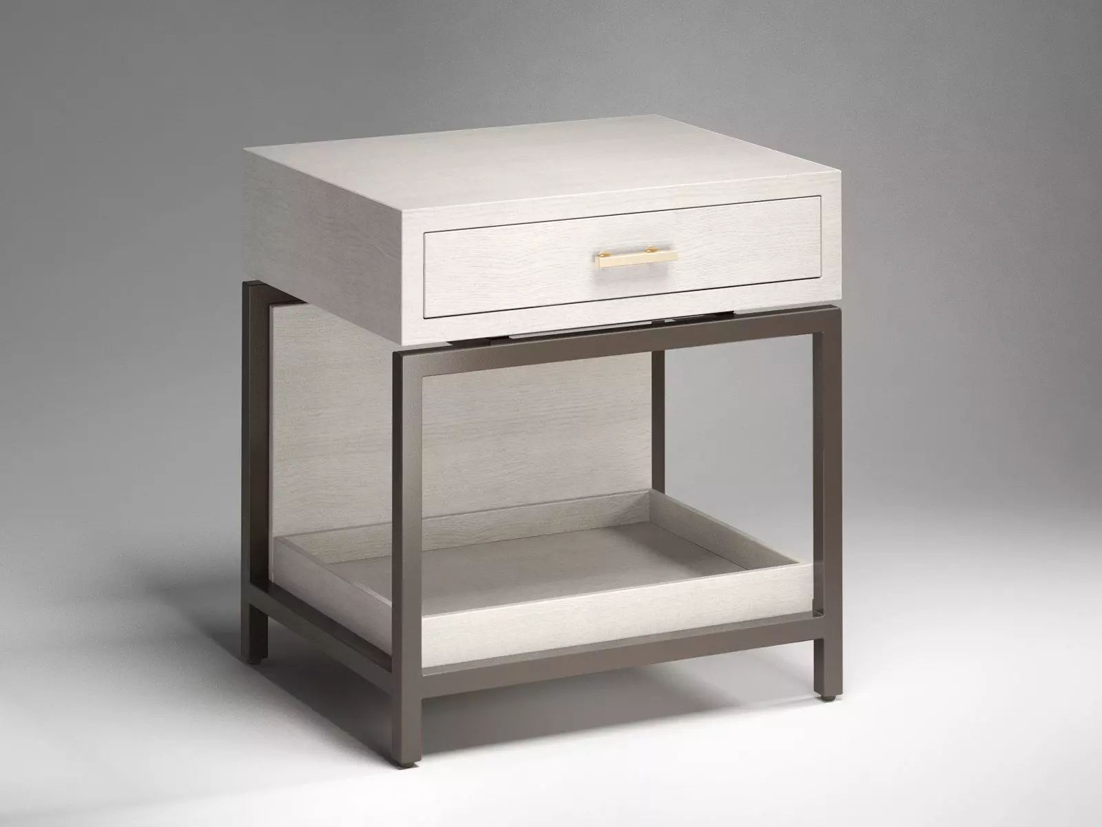 8479-Nightstand bedside table with drawer Free 3D model_0