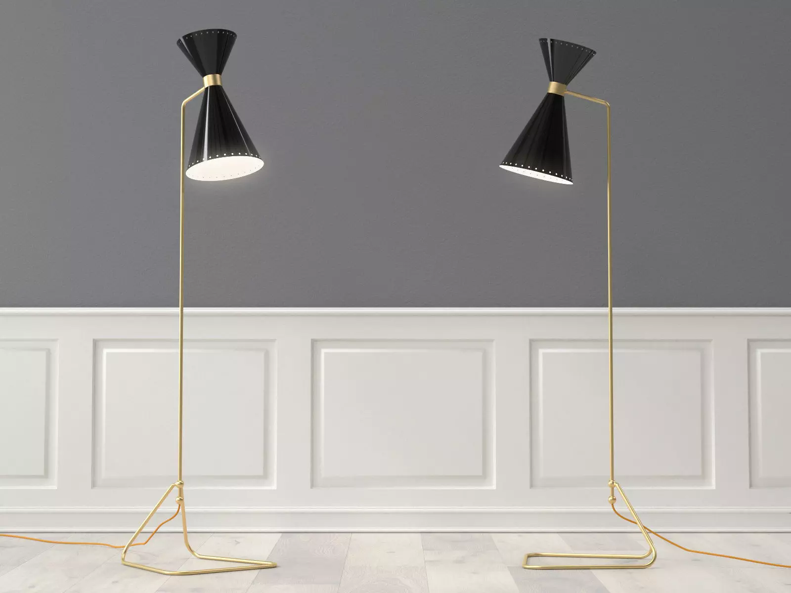 Novara Floor Lamp 3D model_0