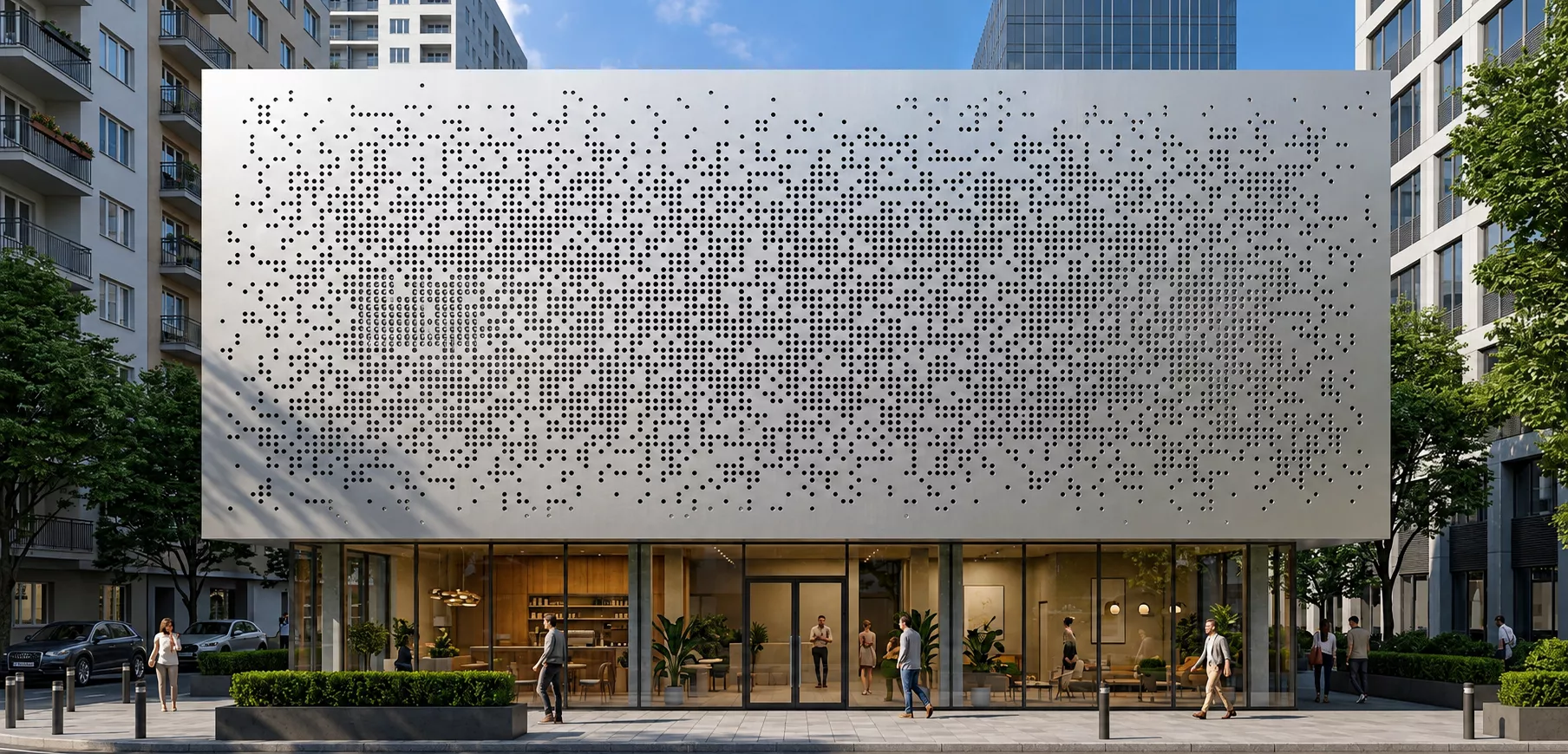 Parametric Wall Facade GRASSHOPPER 3D model