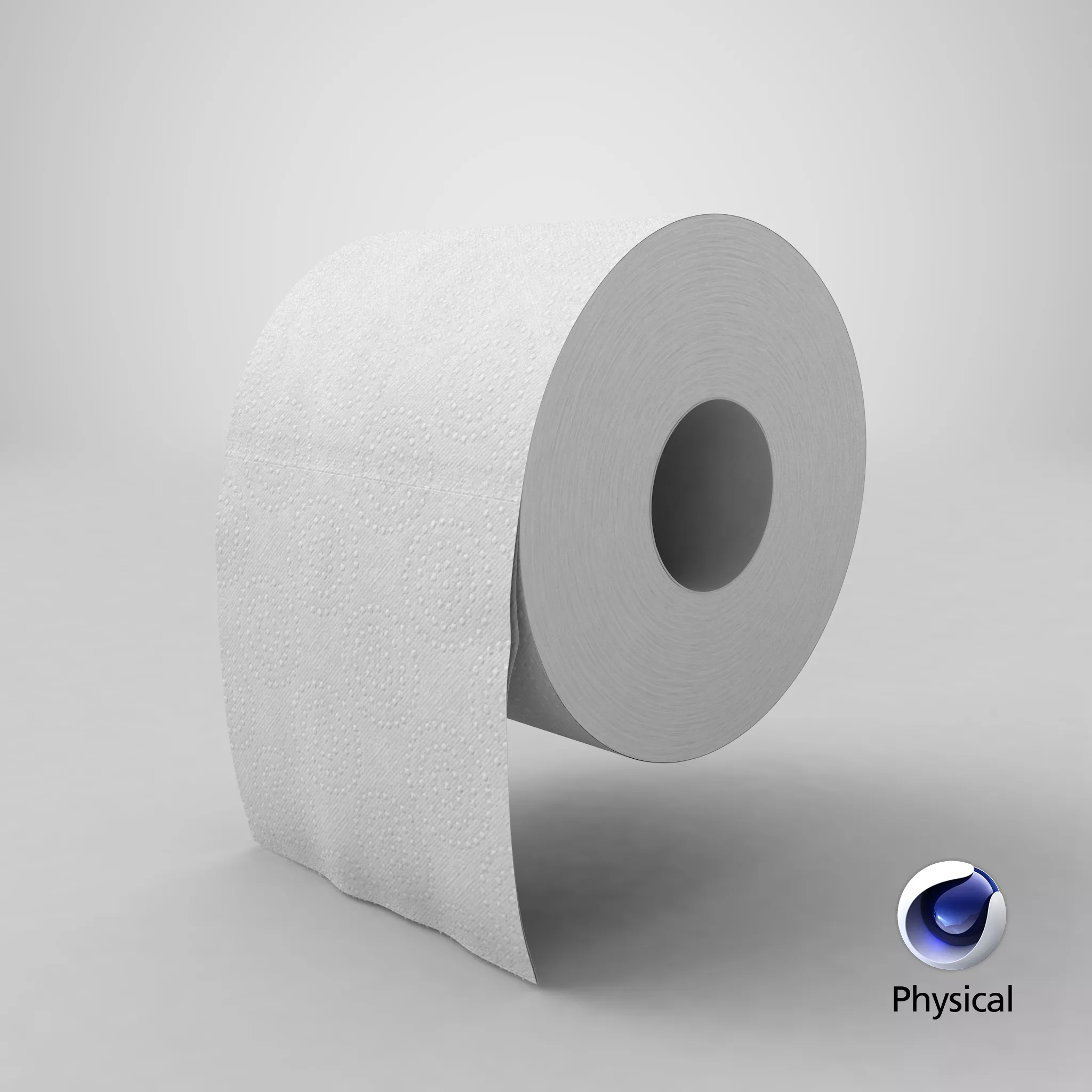 Toilet paper 03 3D model