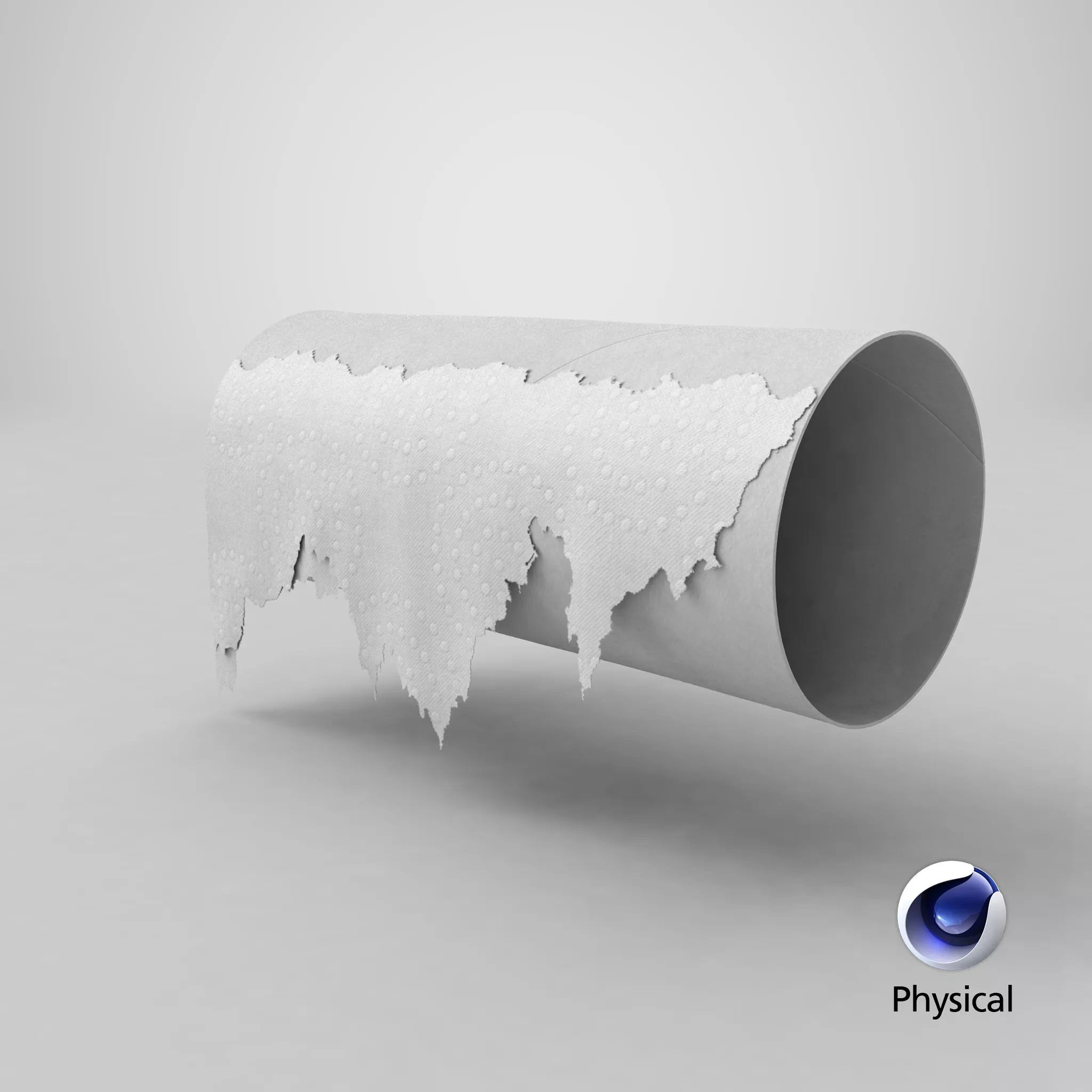 Toilet paper 04 3D model