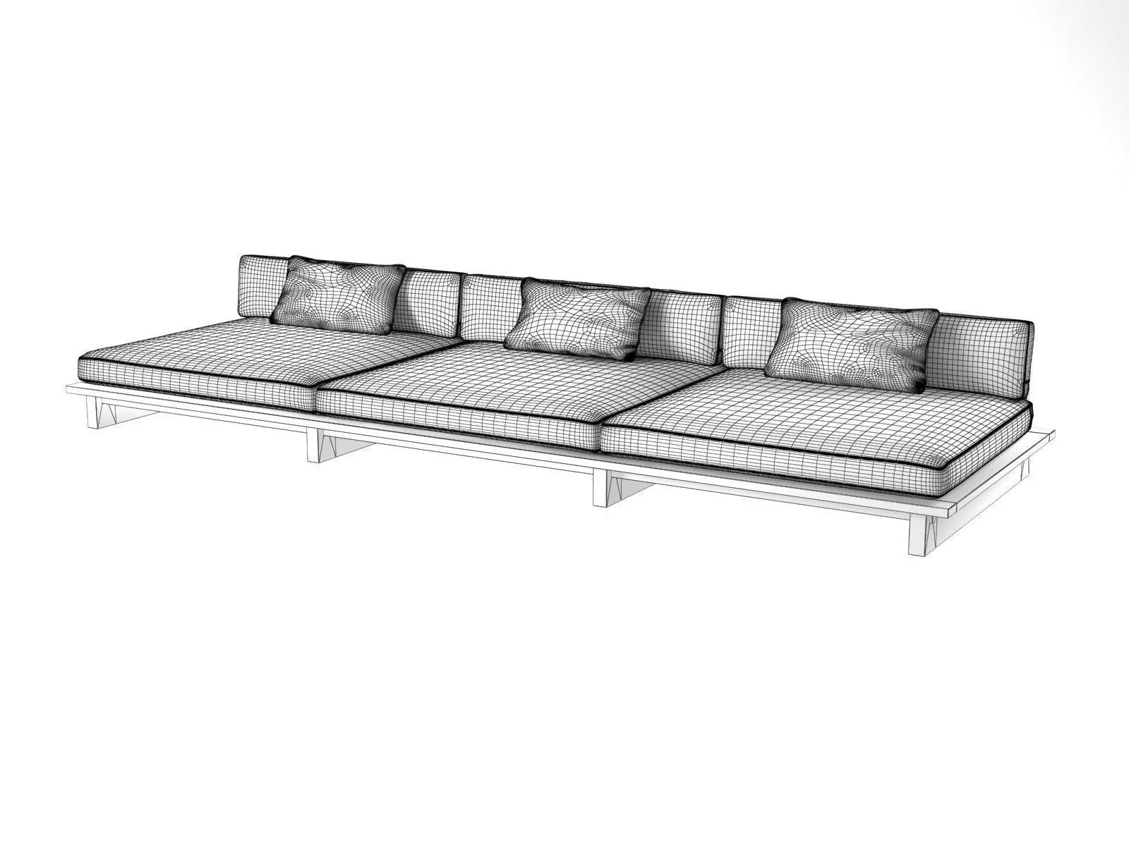 Maldives Sofa 343 3D model_2