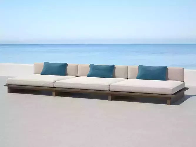 Maldives Sofa 343 3D model Maldives Sofa 343 3D model