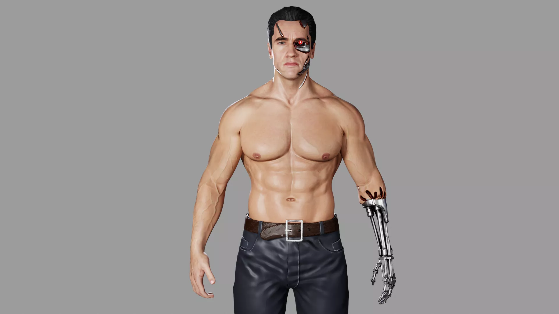 Terminator Low-poly 3D model