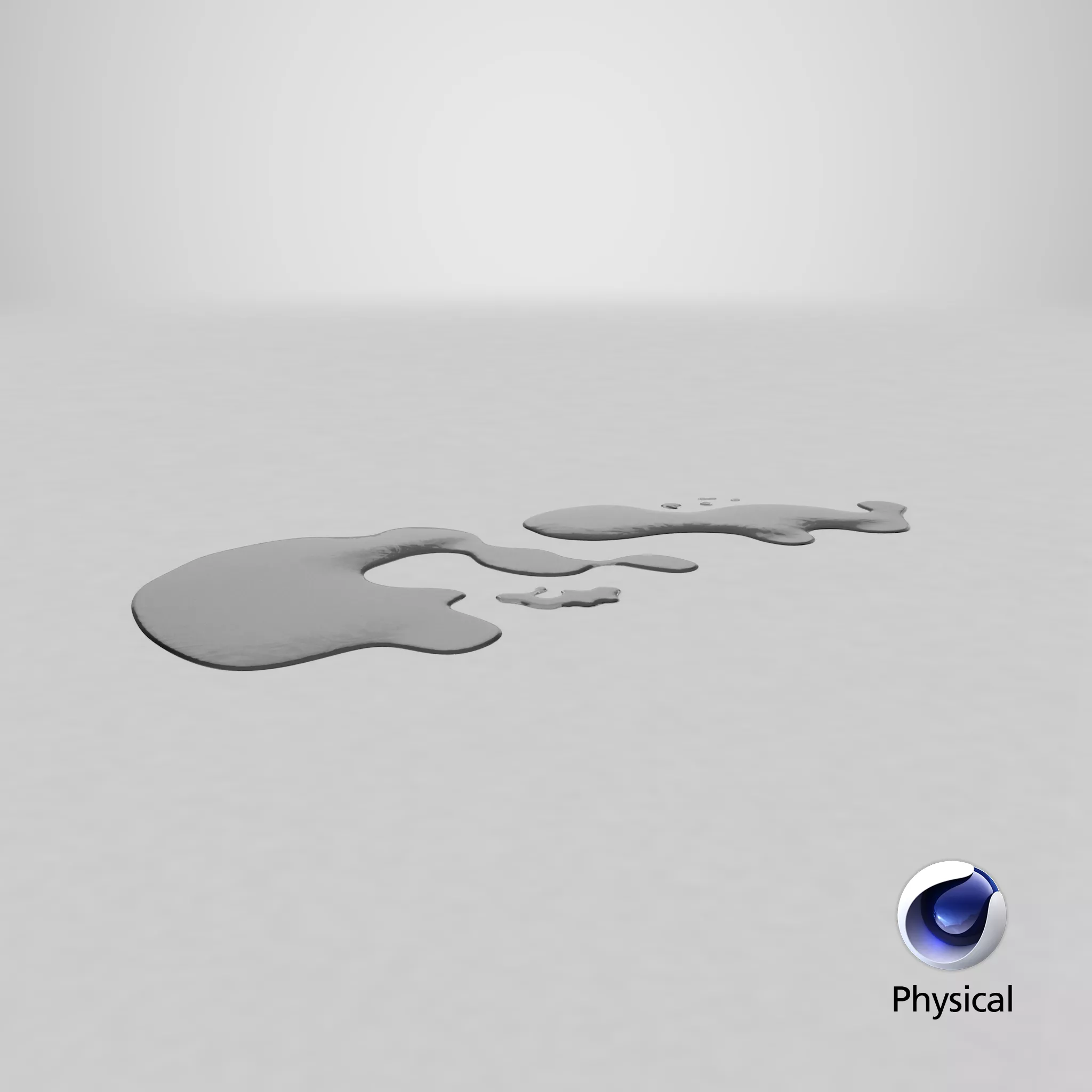Water Puddles 01 3D model