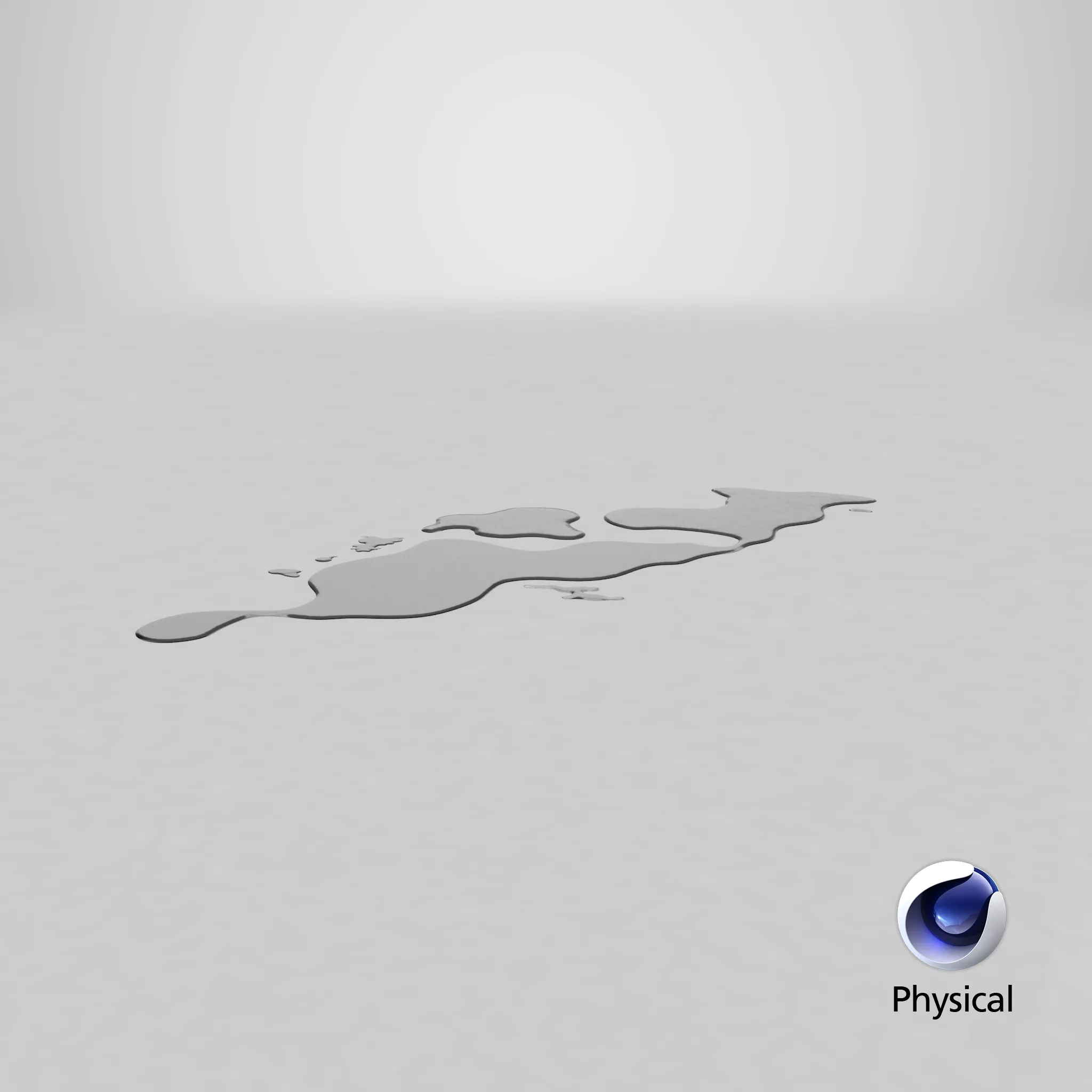 Water Puddles 02 3D model
