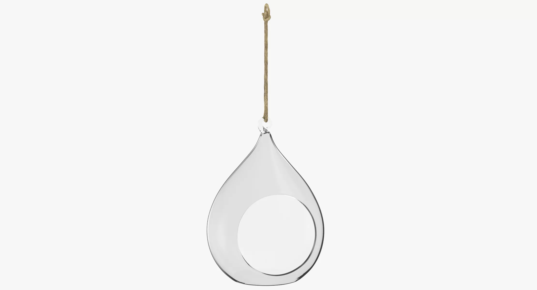 Empty Hanging Glass Terrarium 01 3D model