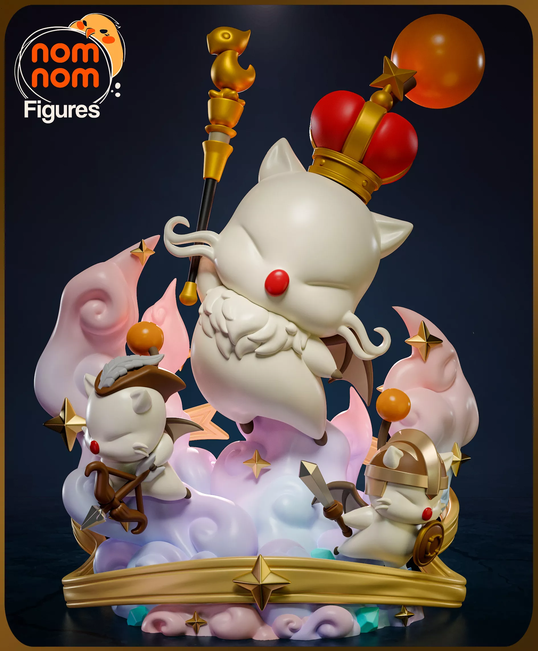 Chibi Moogle King Mog XII - Final Fantasy 3D print model